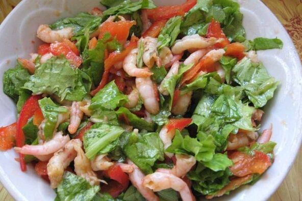 Seafood Salad – a healthy dish for gluten-free eaters