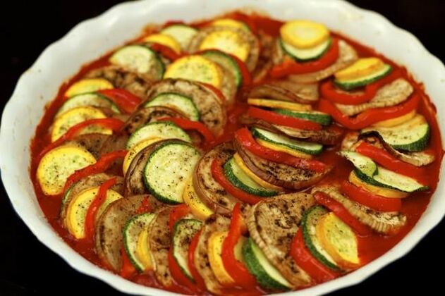 Preparing Ratatouille for Dukan Diet