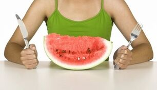 How to lose weight with watermelon