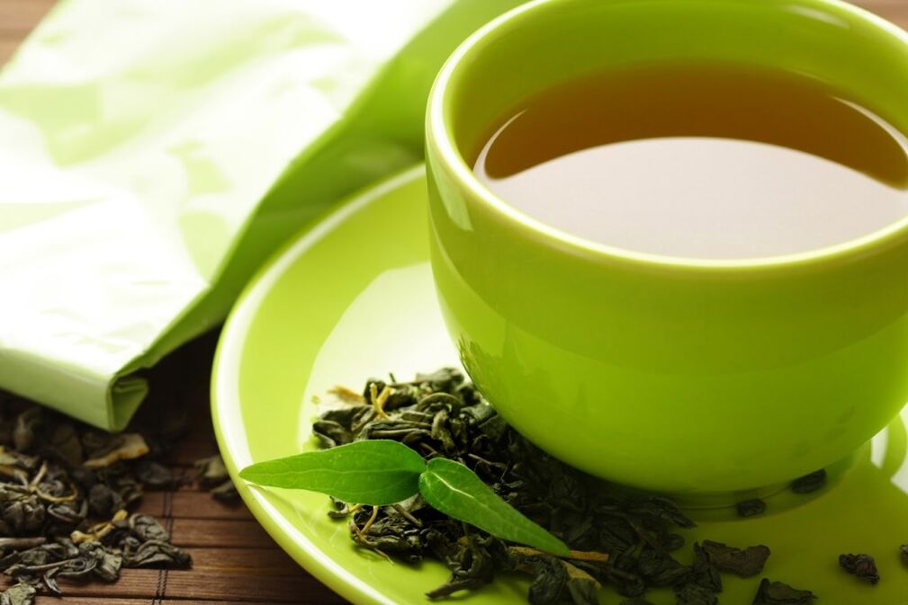 Japanese diet green tea